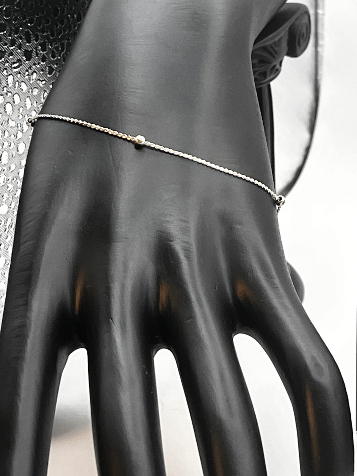 Vintage 925 Sterling Silver Dainty Italian Chain Bracelet